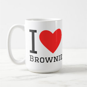 Ich liebe Brownie Kaffeetasse