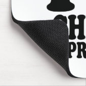Ich liebe Brustpresse Mousepad (Ecke)