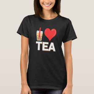 Ich liebe Bubble Tea Bubble Tea T-Shirt