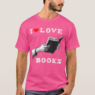 Ich liebe Bücher Familie T-Shirt