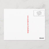 Ich Liebe Bücher für Kinder Postkarte (Rückseite)