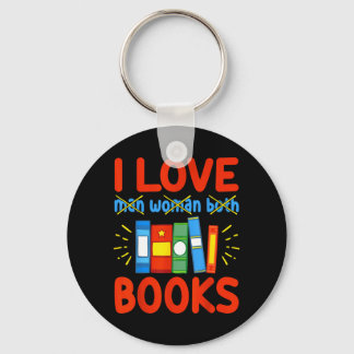 Ich liebe Bücher Lustiges Aroace Leser Buchliebhab Schlüsselanhänger