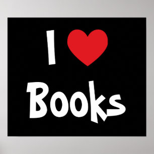 Ich liebe Bücher Poster