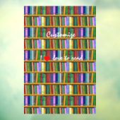 Ich Liebe, Bücher Thunder_Cove lesen Fensteraufkleber (Blatt 3)