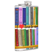 Ich Liebe, Bücher Thunder_Cove lesen Flachmann (Rechts)