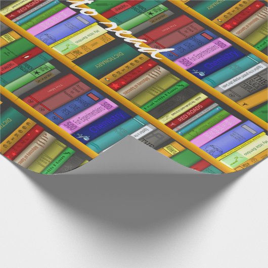 Ich Liebe, Bücher Thunder_Cove lesen Geschenkpapier (Ecke)