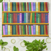 Ich Liebe, Bücher Thunder_Cove lesen Geschirrtuch (Gefaltet)