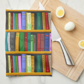 Ich Liebe, Bücher Thunder_Cove lesen Geschirrtuch (Viertel Falte)