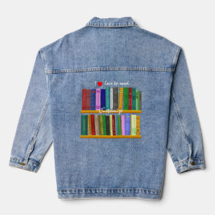Ich Liebe, Bücher Thunder_Cove lesen Jeansjacke