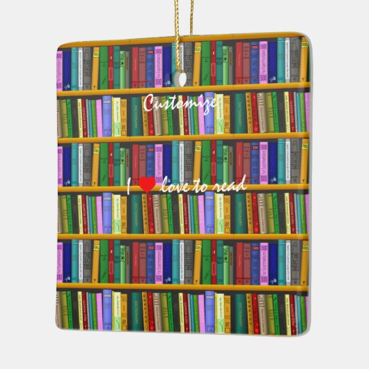 Ich Liebe, Bücher Thunder_Cove lesen Keramikornament (Links)