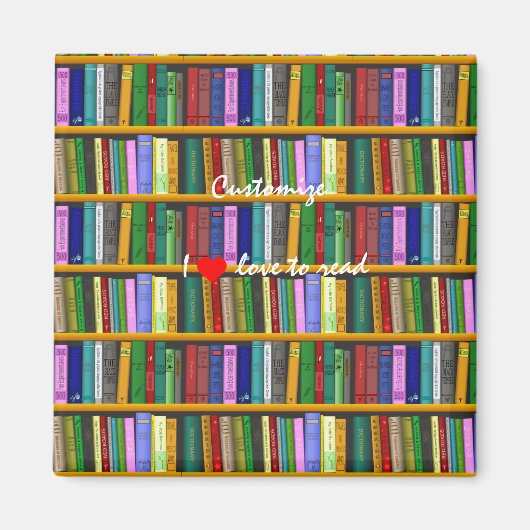 Ich Liebe, Bücher Thunder_Cove lesen Magnet (Vorne)