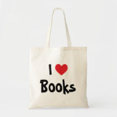 Ich liebe Bücher Tragetasche (Vorne)