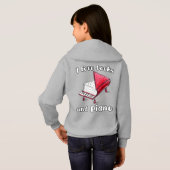 Ich Liebe Bücher und Klavier, authentische Freehan Hoodie (Schwarz voll)