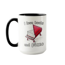 Ich Liebe Bücher und Klavier, authentische Freehan