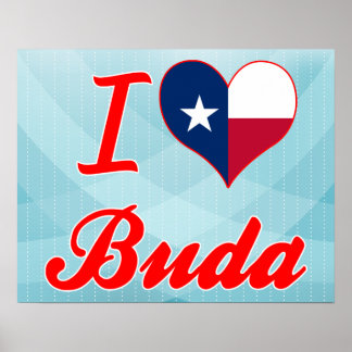 Ich Liebe Buda, Texas Poster