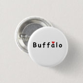 Ich liebe Buffalo Button (Vorne & Hinten)