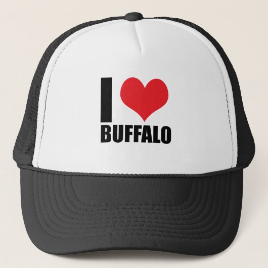 Ich liebe Buffalo Truckerkappe (Vorderseite)