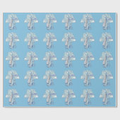 Ich Liebe bügelt lustiges Eisen Geschenkpapier (Flach)