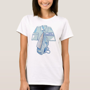 Ich Liebe bügelt lustiges Eisen T-Shirt