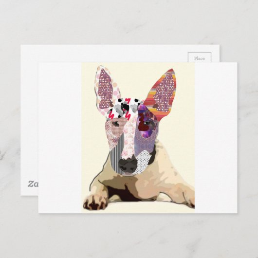 Ich Liebe Bullterator Postkarte (Vorne/Hinten)