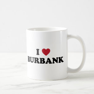 Ich liebe Burbank Kalifornien Kaffeetasse