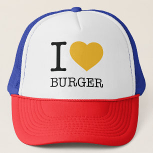 ICH LIEBE BURGER TRUCKERKAPPE