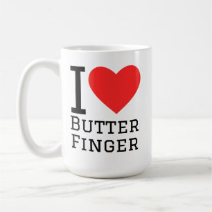 Ich liebe Butterfinger Kaffeetasse