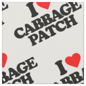 ICH LIEBE CABBAGE PATCH STOFF (Nahaufnahme)