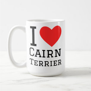 Ich liebe Cairn Terrier Kaffeetasse