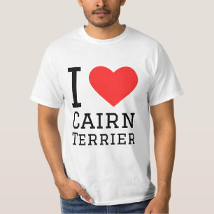 Ich Liebe Cairn Terrier T-Shirt