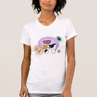 Ich liebe Calcio-Katzen T-Shirt