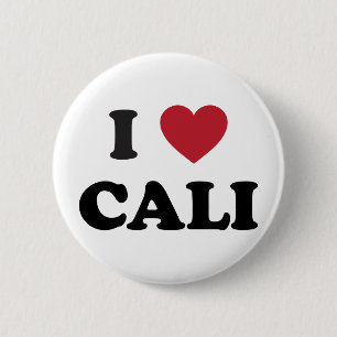 Ich liebe Cali Kolumbien Button