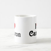 Ich liebe Cameron Kaffeetasse (Mittel)