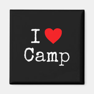 Ich liebe Camping Magnet