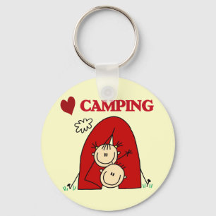Ich liebe Camping T-Shirts und Geschenke Schlüsselanhänger
