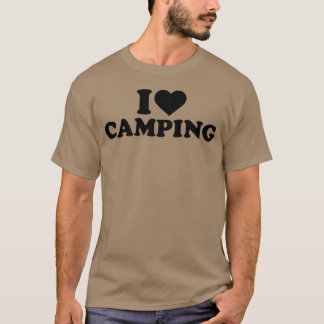 ich liebe Camping weißes Geschenk T-Shirt