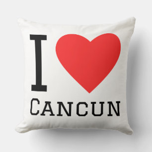 Ich liebe Cancun Kissen