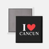 Ich liebe Cancun Mexico Urlaub _3  Magnet (Vorderseite/Rückseite)