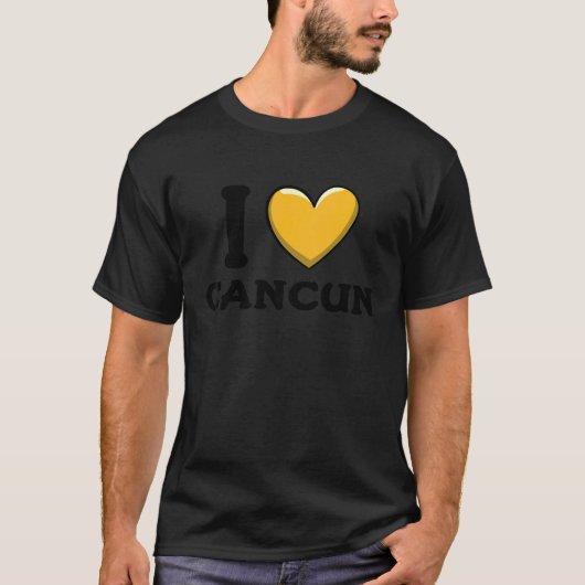 Ich liebe Cancun Mexiko 6 T-Shirt (Vorderseite)