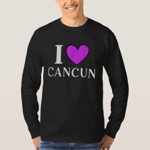 Ich liebe Cancun Mexiko Urlaub 9 T-Shirt