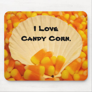 Ich liebe Candy Corn-Mauspads Süßigkeiten Süßigkei Mousepad