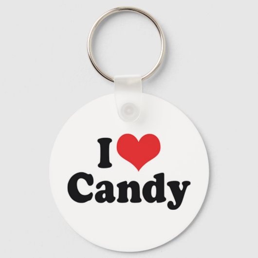 Ich liebe Candy Schlüsselanhänger (Vorderseite)