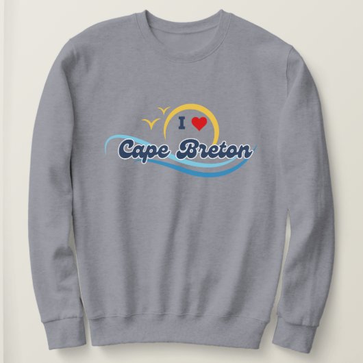 Ich liebe Cape Breton Sweatshirt (Design vorne)