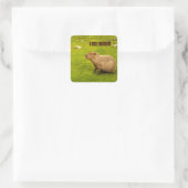 Ich liebe Capybaras Aufkleber (Tasche)