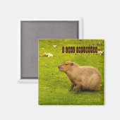 Ich liebe Capybaras Magnet (Vorderseite/Rückseite)