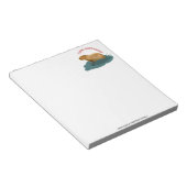 Ich liebe Capybaras Niedliches Capybara-Fan Notizblock (angewinkelt)