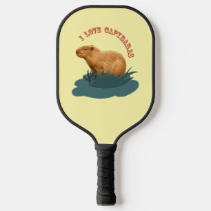 Ich liebe Capybaras Pickleball Schläger