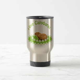 Ich liebe Capybaras Reisebecher