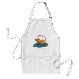 Ich liebe Capybaras Schürze