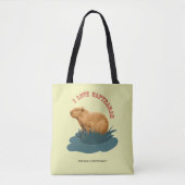 Ich liebe Capybaras Tasche (Vorderseite)